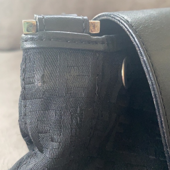 Fendi small zucchino canvas drawstring baguette - Picture 3 of 16